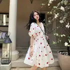 ORHYME Amazon hot style floral skirt long sleeve dresses lady 2019