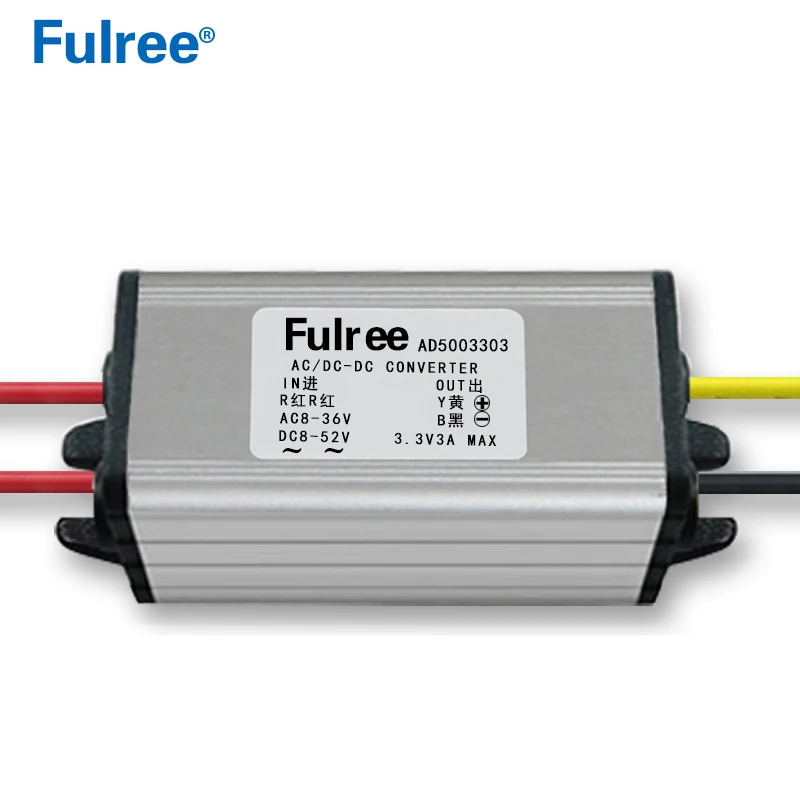 24V AC to 12V 3A DC Converter 24Vac Convert to 12Vdc Input Range 15-36V AC 15-52V DC Car Step Down Buck Power Supply