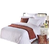 High quality white jacquard hotel bedding linen quilt duvet cover