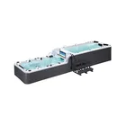 Hot sale outdoor clear acrylic swimming pool massage inflatable portable endless pool
