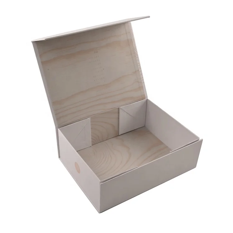 folding paper gift box foldable jewelry book packaging magnets