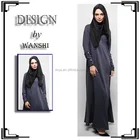 Fancy muslim fashion black abaya arabic women clothing