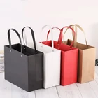 Wholesale Custom Print Black White Pink Retail Paper Shopping Gift Bag