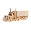 Intelligence Puzzle Toys Children Self Assembly 3D Model Wooden Truck Toy