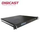 DVB-T DVB-C ATSC-T ISDB-T And DTMB H.264 Video Encoding Digital TV Encoder Modulator 4 channel encoder modulator
