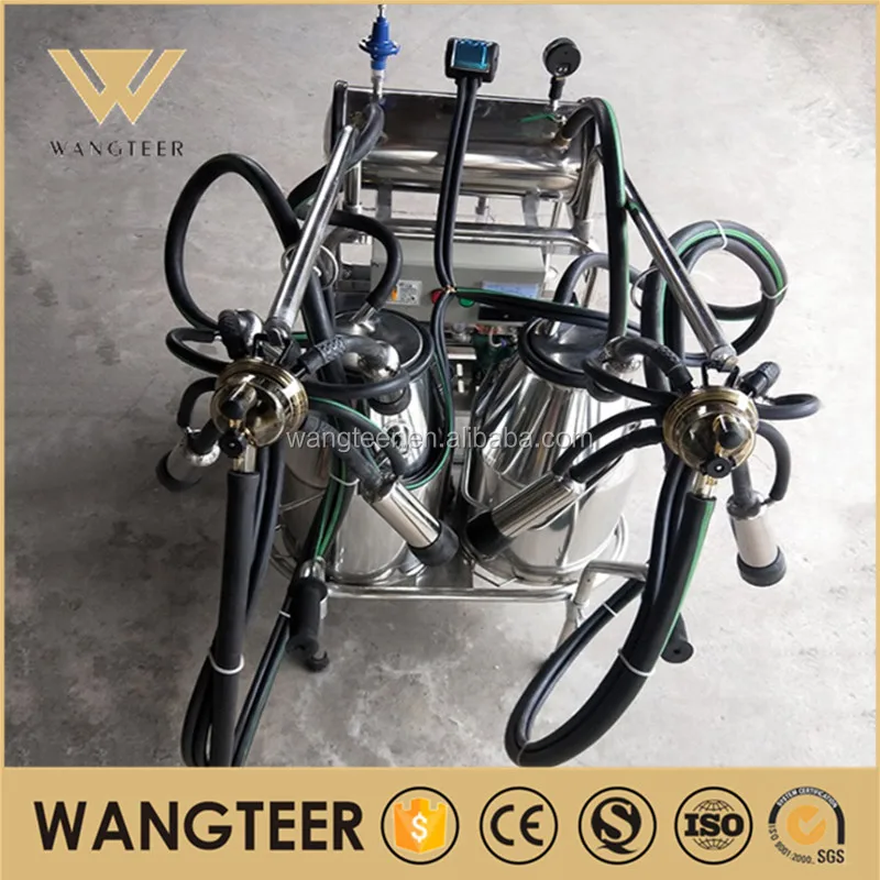 Single Cow Portable Vacuum Pump Peni Milking Machine