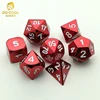 High quality customized red casino game metal dice