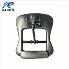 Buckle Die Casting Antique Skull And Crossbones Belt Buckle