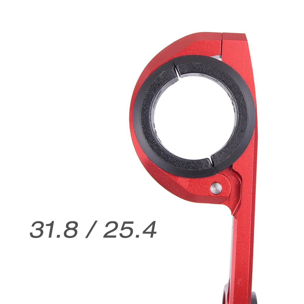 ZTTO Bike Bicycle Computer Mount 31.8 25.4mm Aluminum Alloy Handlebar Compatible with Garmin Edge Cat Eye Bryton GoPro Camera