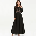 abaya wholesale arabic abaya designs print embroidery abaya elegant ladies muslim dress kaftan long sleeve long dresses