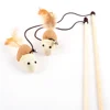 Wholesale Cat Teaser Stick Toys Natural Cat Toy