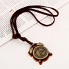 cool fine men pendant necklace cheap leather jewelry