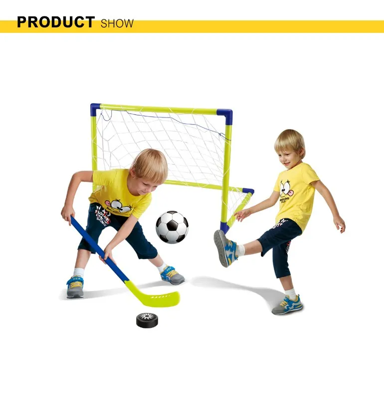 selling newest product 2 in 1 outdoor football doors play hockey