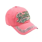 Cap Studded Design Your Own Bling Bling Jean Cap Pink Baseball Cap Studded Rhinestone