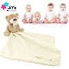 Baby Comforter Toy Cute Cartoon Animal Mouse bear Soft Plush Rattle Multifunctional Saliva towel Baby Care