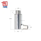 Customized 90 degree swivel joint for lamp