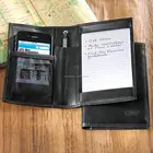 Smart Wallet Waiters Leather Wallet with notepad and phone pocket