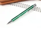Most popular wholesale promotional click ball design metal led pen with flashlight custom logo