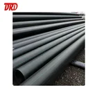 Waste water prices HDPE black pipe eith red strips 63mm HDPE pipe