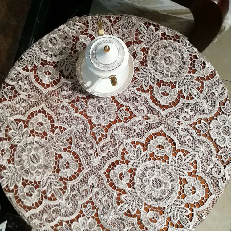 Wholesale Polyester 3d Flower Round Crochet Tablecloth Table Cloth 36x36 Buy Round Tablecloth Crochet Tablecloth Table Cloth 36x36 Product On