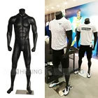 Window Display Headless Standing Muscle Male Mannequin