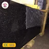 Honed surface treatment Galaxy black granite countertop or floor tile