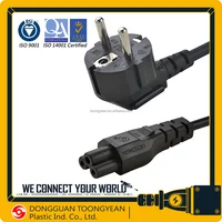 Europe VDE approval EU AC power cord 2.5A 250V adapter plug