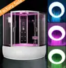 2017 Big Luxury Whirlpool Steam Bath Shower With FM LED light For 2 People LR8017 New