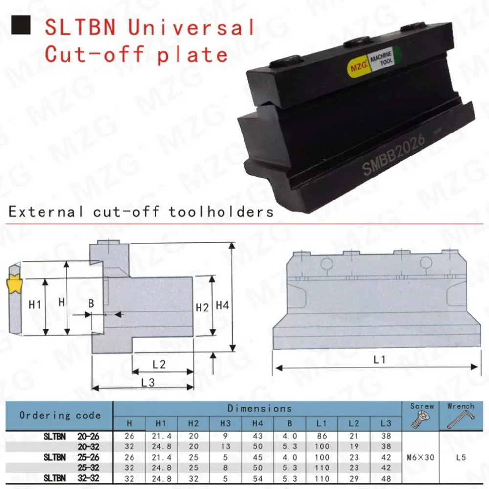 Maifix Sltbn Tools Holders Sltbn Parting Cutter Spb Blade Cnc