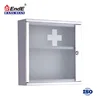High Quality Waterproof Wall Mount Bathroom Stainless Steel Medicine Cabinet Home Furniture With Glass Door