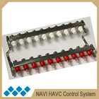 10 zones flow meter manifold for home heating system