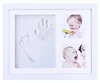 Newborn baby footprint photo frame handprint photo frame with environmental protection clay
