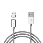 High Speed Strong Nylon Braided Magnetic Charging Cable For Samsung Android Phone Micro Usb Cable
