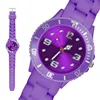Multi colors classic silicone rollex watch for promotion