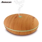 350mL Elegant Aroma Diffuser Ultrasonic Humidifier with Colorful LED Light Increases Humidity in Your Home or Office