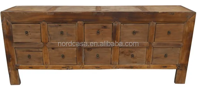living room pine wood storage cabinet