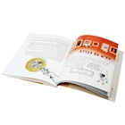 Newest design perfect binding color a4 offset book printing press