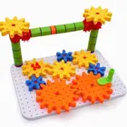 Custom design baby DIY construction toy 3 month plastic block set for kids