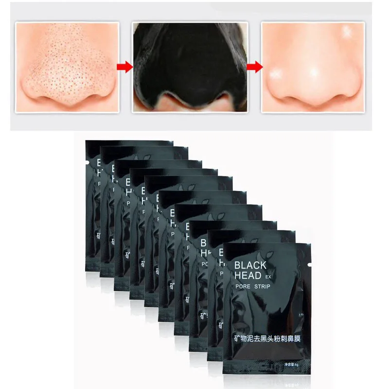 6pcs/lot Beauty Care Face Care Nose herbal Blackhead Remover mask face pore strip free shipping BT02-6