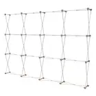 Aluminium racks tension fabric flower wall backdrop pop up display stand