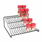 Wideny Chrome Home storage metal wire kitchen organizer stainless steel spice rack