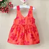 New Year Costume Sundresses Kids Dresses Hot Pink Fashion Dress Children Clothes For Girls Wear 121122-14