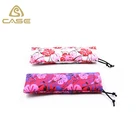Colorful cheap printed microfiber glasses bag/pouch