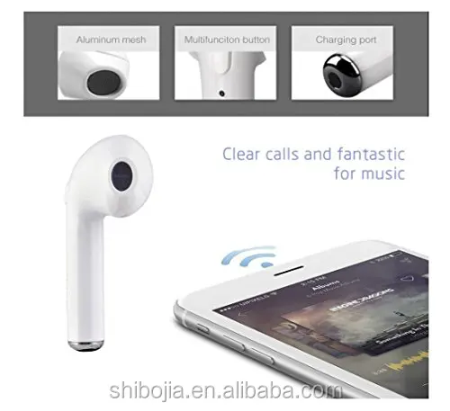i7s tws Ecouteur Bluetooth San Fil Audifono Earbuds Headset For Mobile Phones Tablets - ANKUX.COM