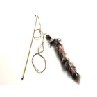Customized pretty high quality cat teaser toy cat toy with wood