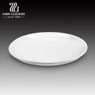 White Color Round wholesale cheap porcelain ceramic dinner plates for sale