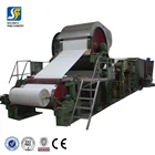 Kitchen towel and toilet paper machine