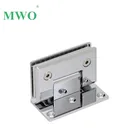 Modern bathroom glass door hinge brass shower screen hinge