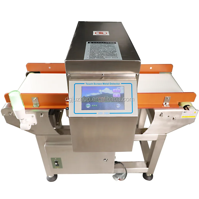 Online Touch Screen Digital Haccp Food Industry Metal Detectors