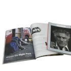 color printed custom cheap offset printing perfect binding color brochure / magazine catalogue printing